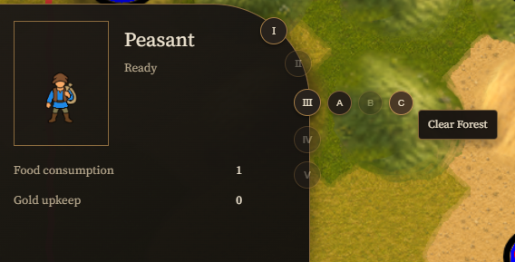 Realm Lord gameplay screenshot — units